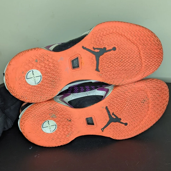 Nike Air Jordan XXXVI 36 First Light Shoe Black Hyper Violet White Youth Size 7Y - Picture 9 of 12